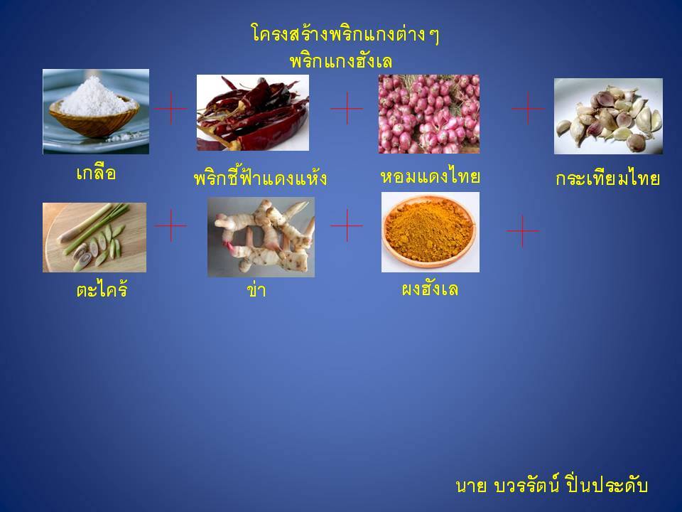 โครงสร้างพริกแกงไทย